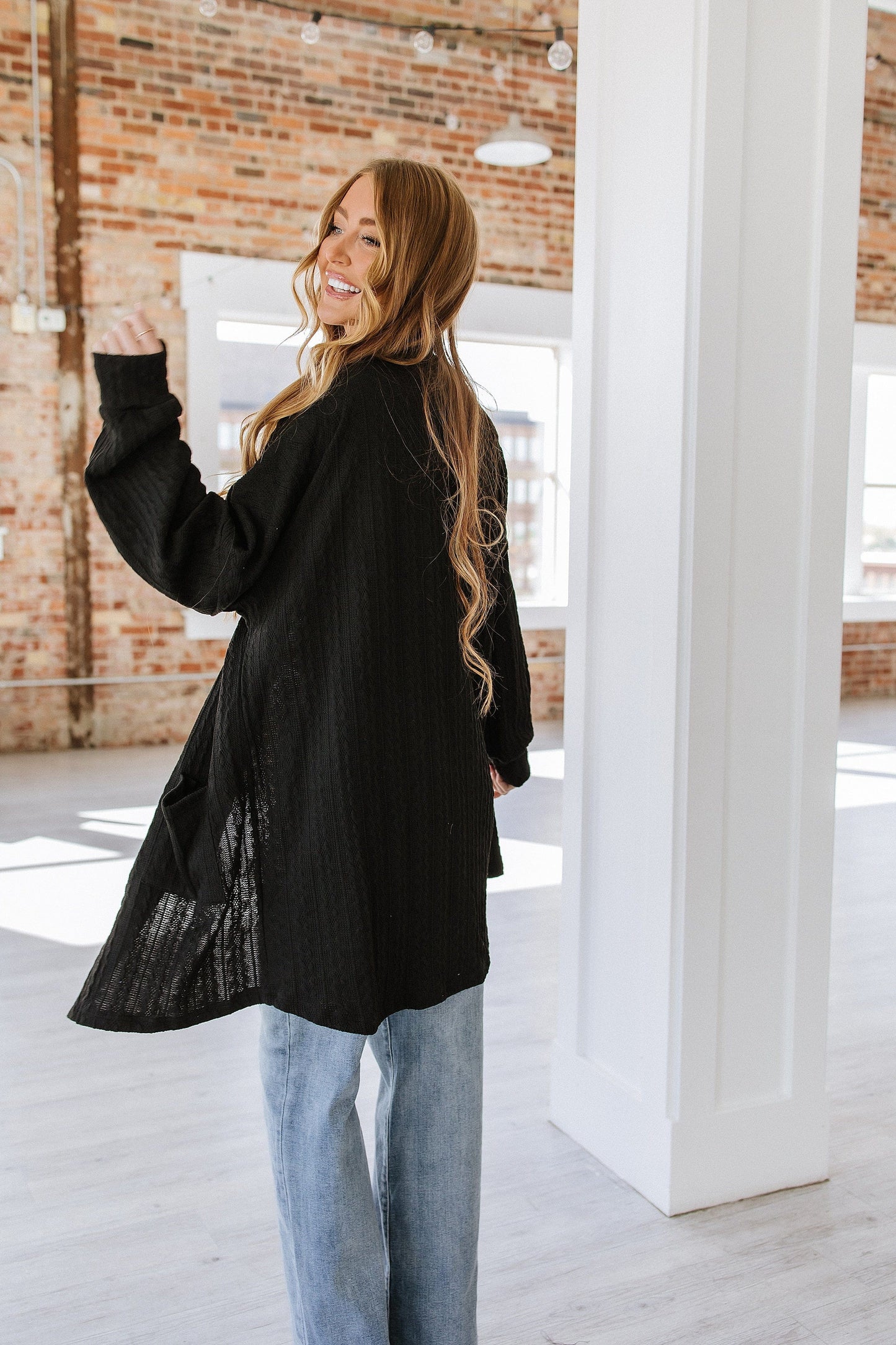 Jerilyn Textured Knit Cardigan