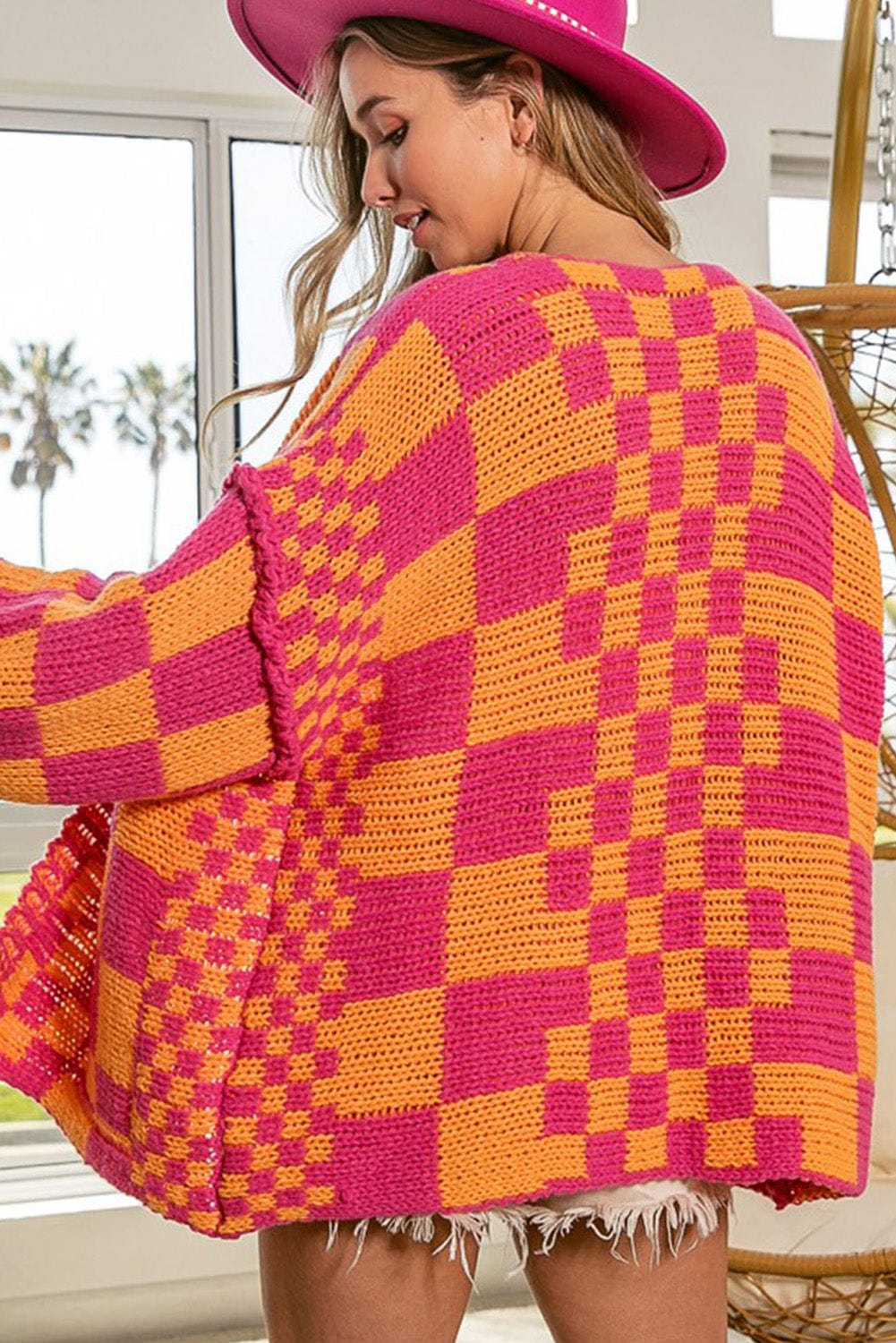 Rosalind Checkered Cardigan | DROPSHIP
