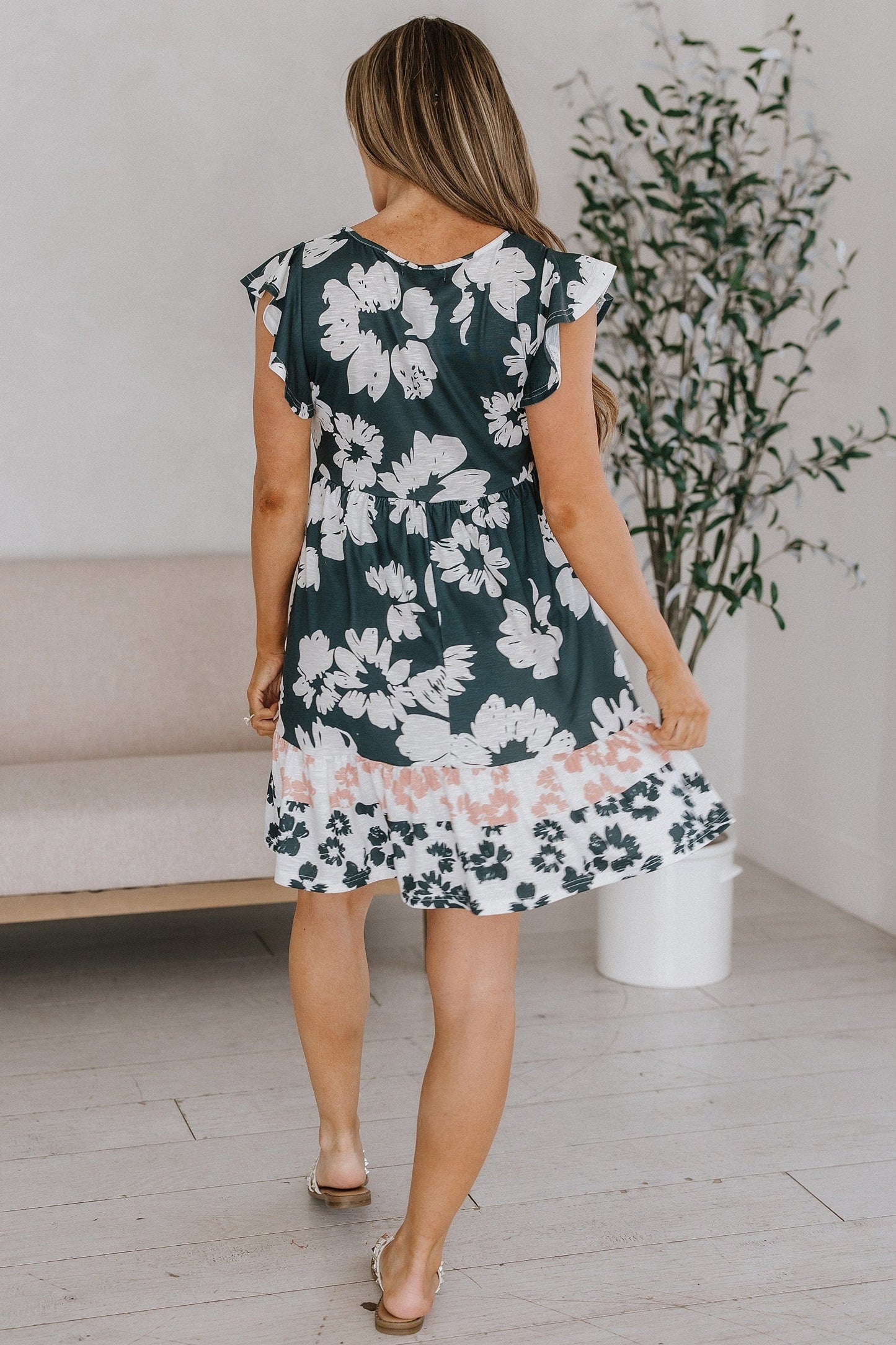 SALE - Bethie Floral Print Dress