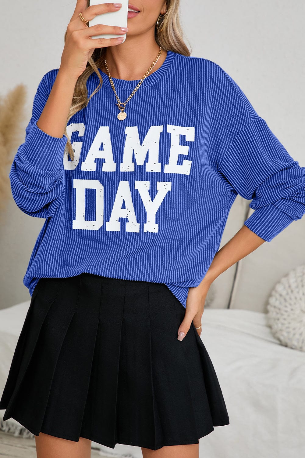 Krista GAME DAY Long Sleeve Top | DROPSHIP