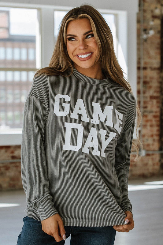Krista GAME DAY Long Sleeve Top | DROPSHIP
